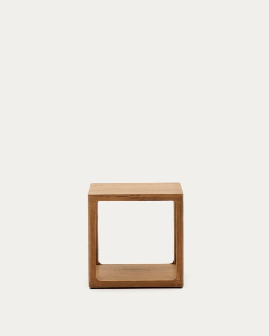 Beistelltisch Japandi Eichenholz 50x50 cm