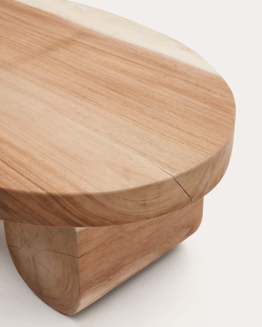 Couchtisch Japandi Mungurholz 90x60 cm