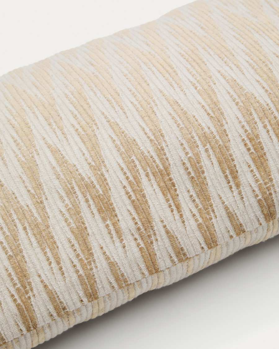 Kissenbezug Japandi Viskose-Baumwolle Beige Ecru 30x50 cm