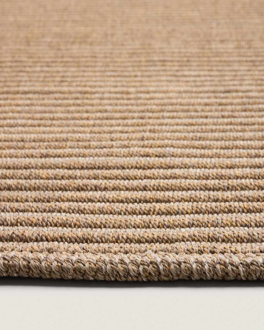 Teppich Japandi Synthetisch Beige 200x300 cm
