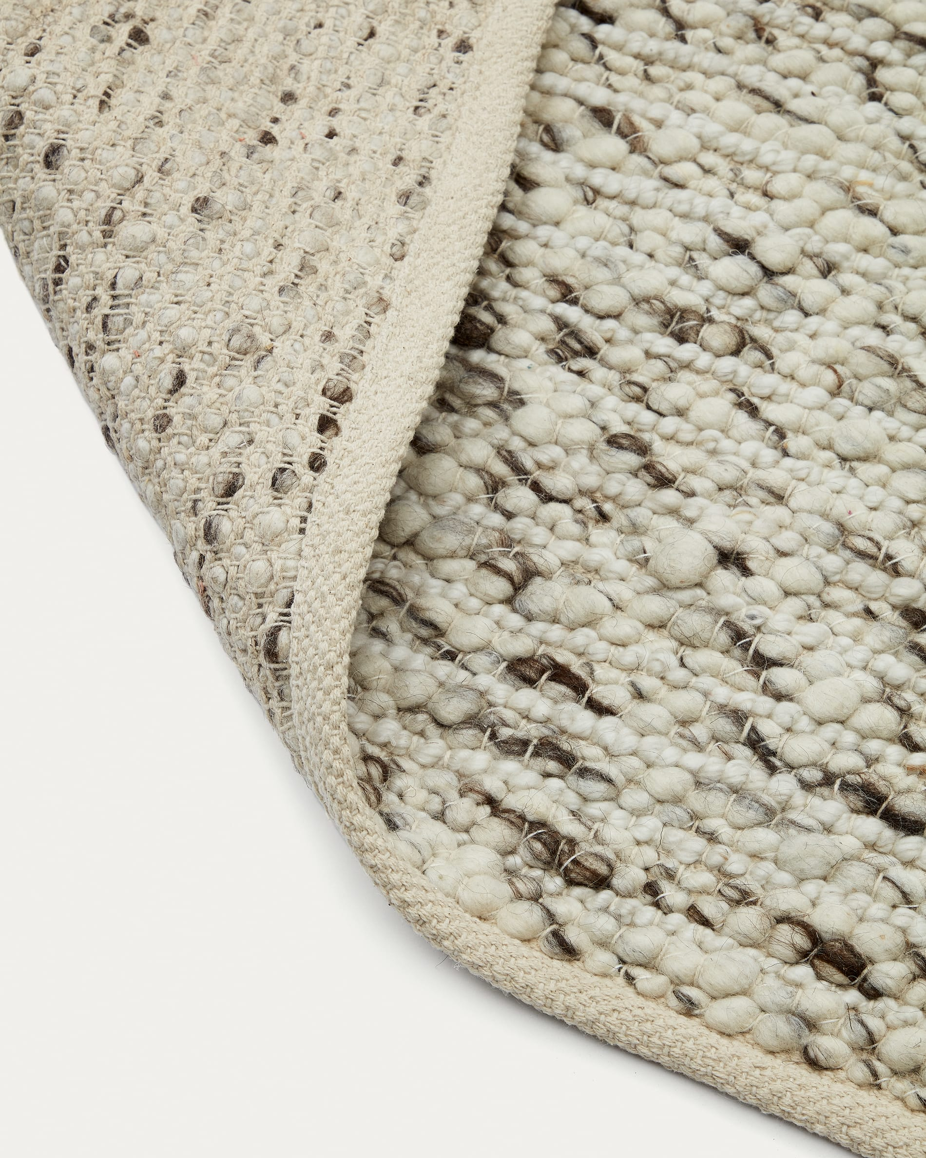 Bicolor Japandi Teppich