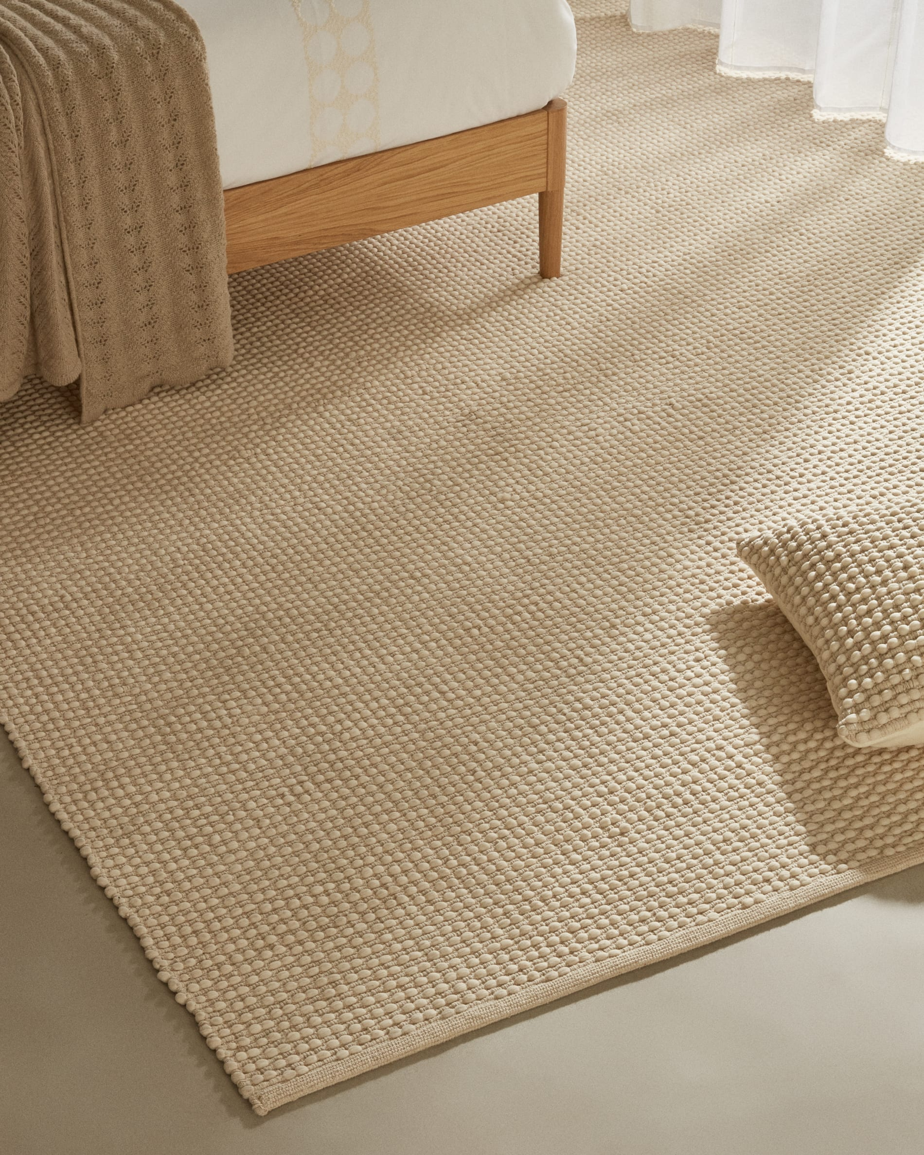 Beige Japandi Teppich