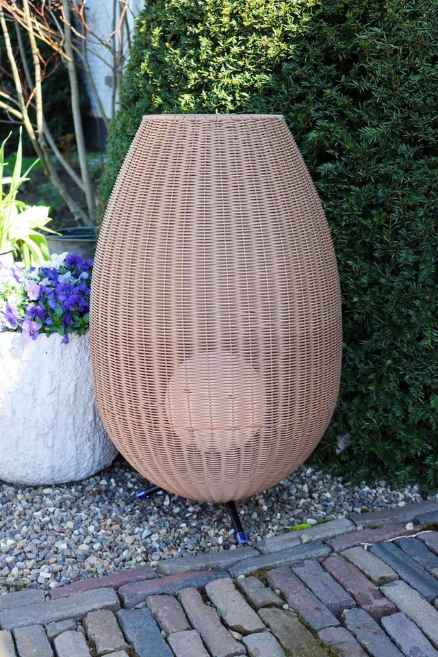 Japandi Outdoor-Stehlampe LED mit Dreibein