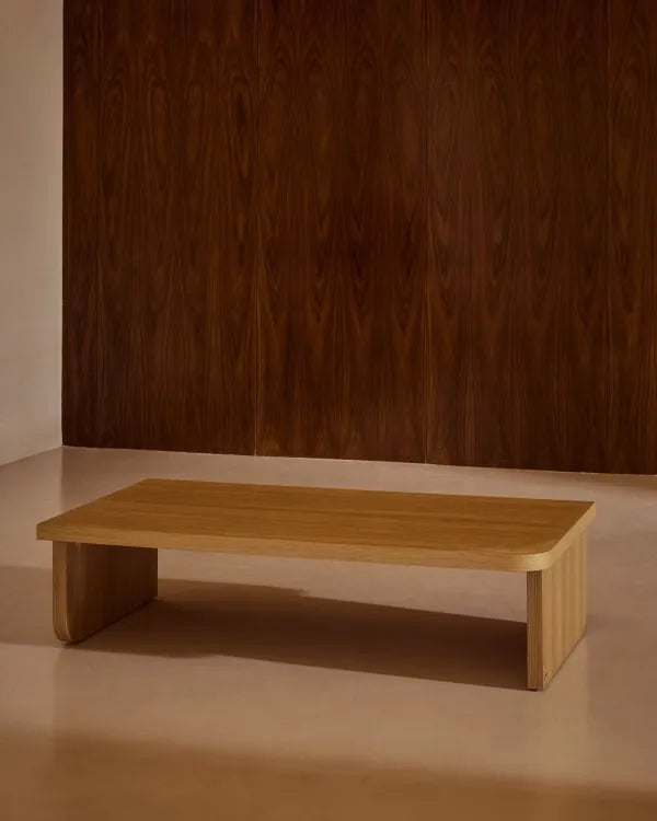 Japandi Couchtisch Niedrig Modern Wohnzimmer Holz Design