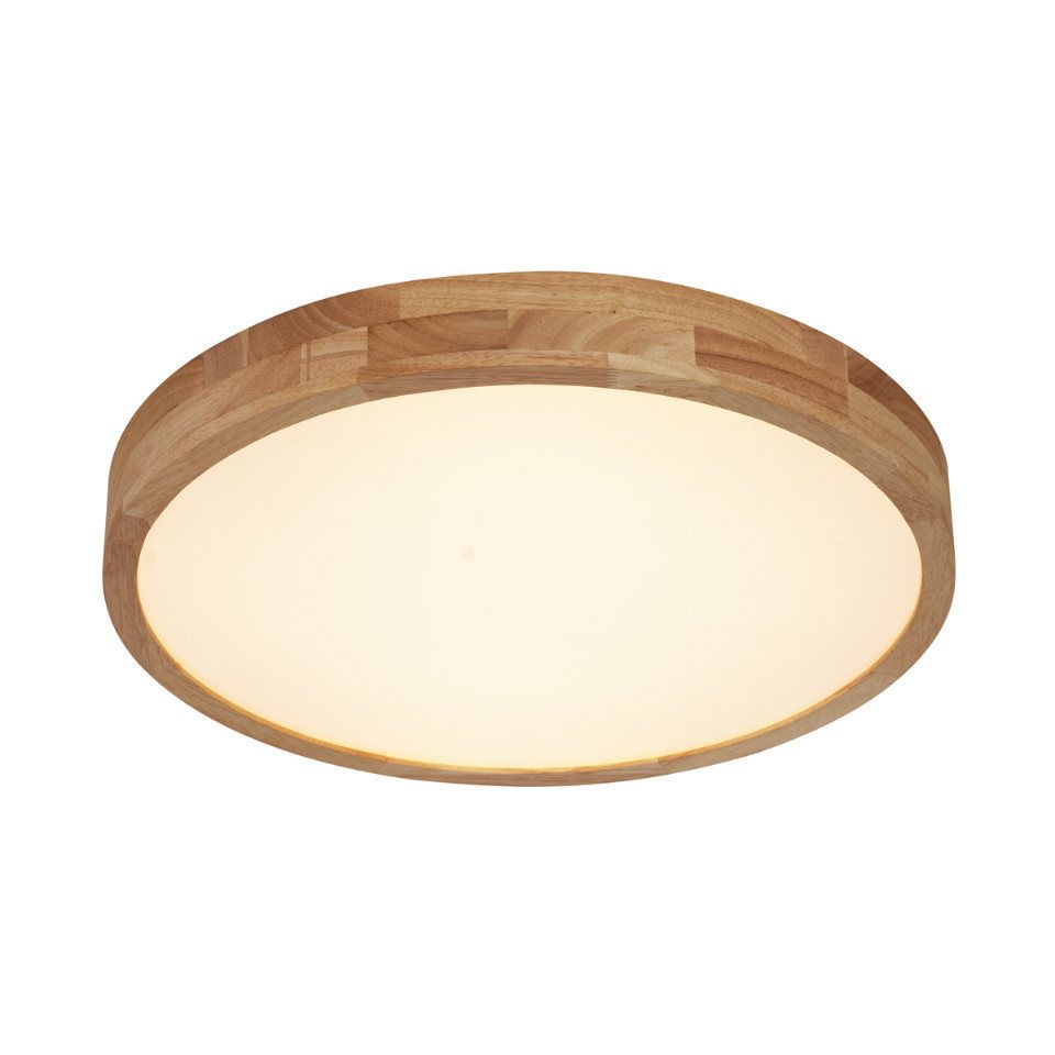 Japandi Deckenleuchte Braun aus Holz