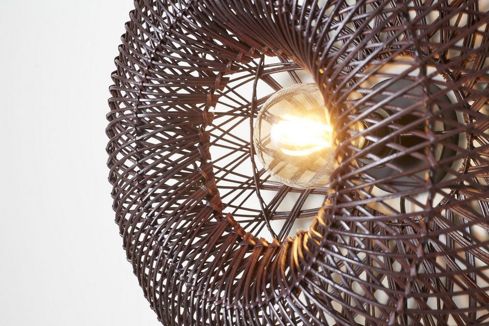Japandi LED-Wandleuchte aus Naturmaterialien