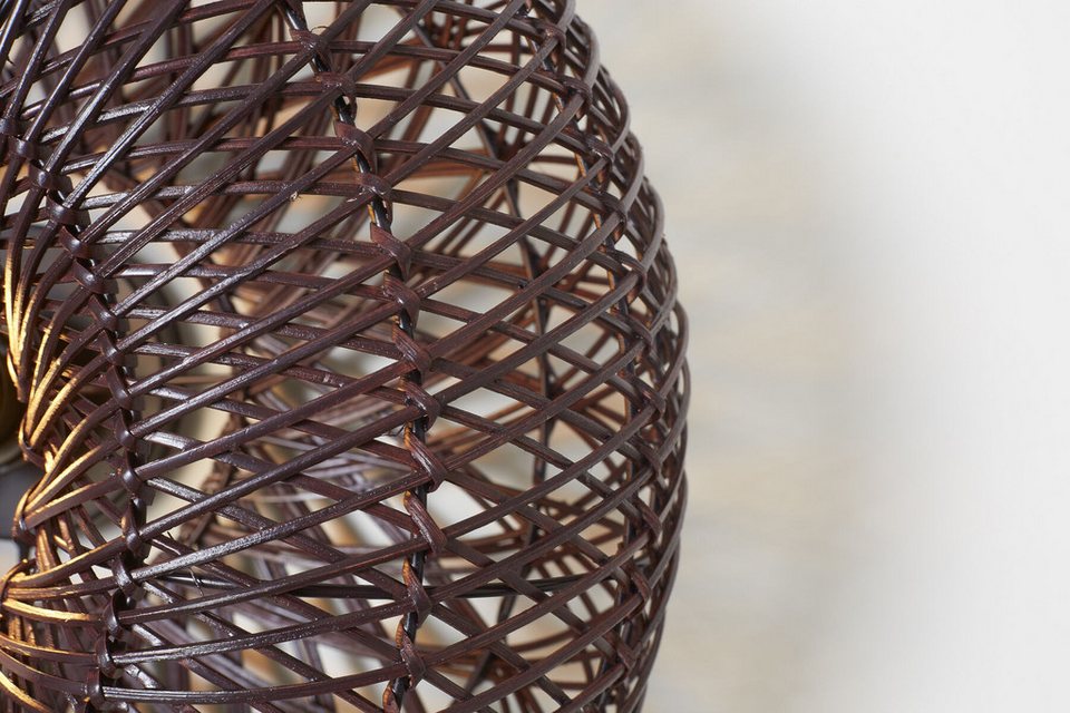 Japandi LED-Wandleuchte aus Naturmaterialien