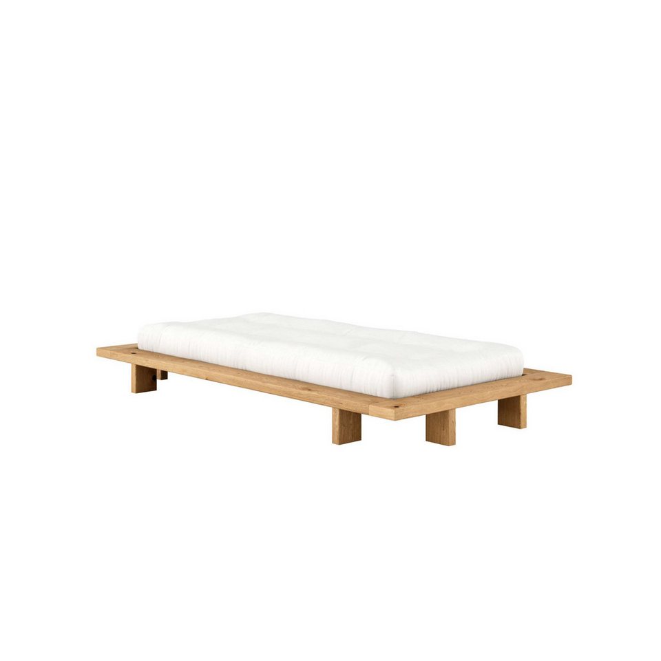 Japandi Futonbett aus massiver Eiche