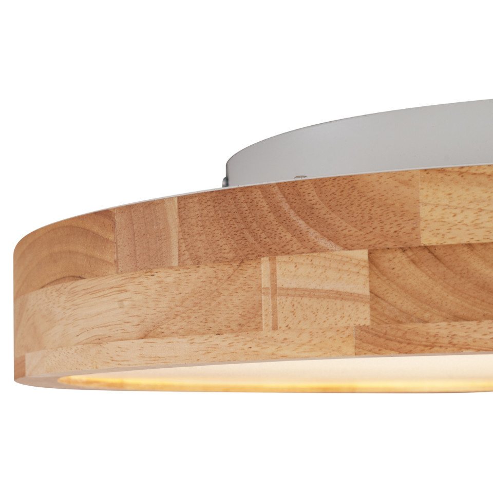 Japandi Deckenleuchte Braun aus Holz