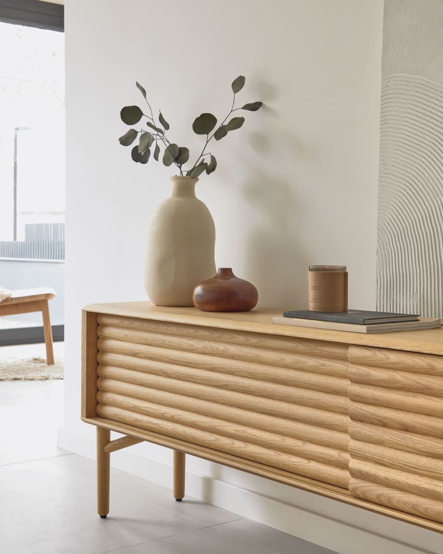 Japandi TV-Schrank | Modernes Lowboard im Japandi-Stil