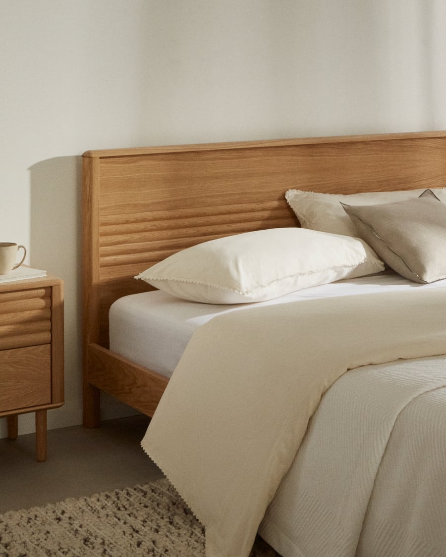 Japandi Holz Bettgestell
