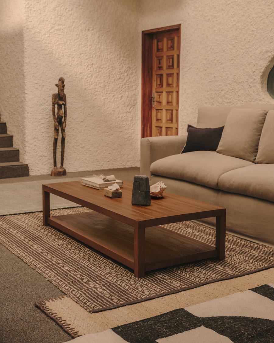 Japandi Couchtisch Rechteckig