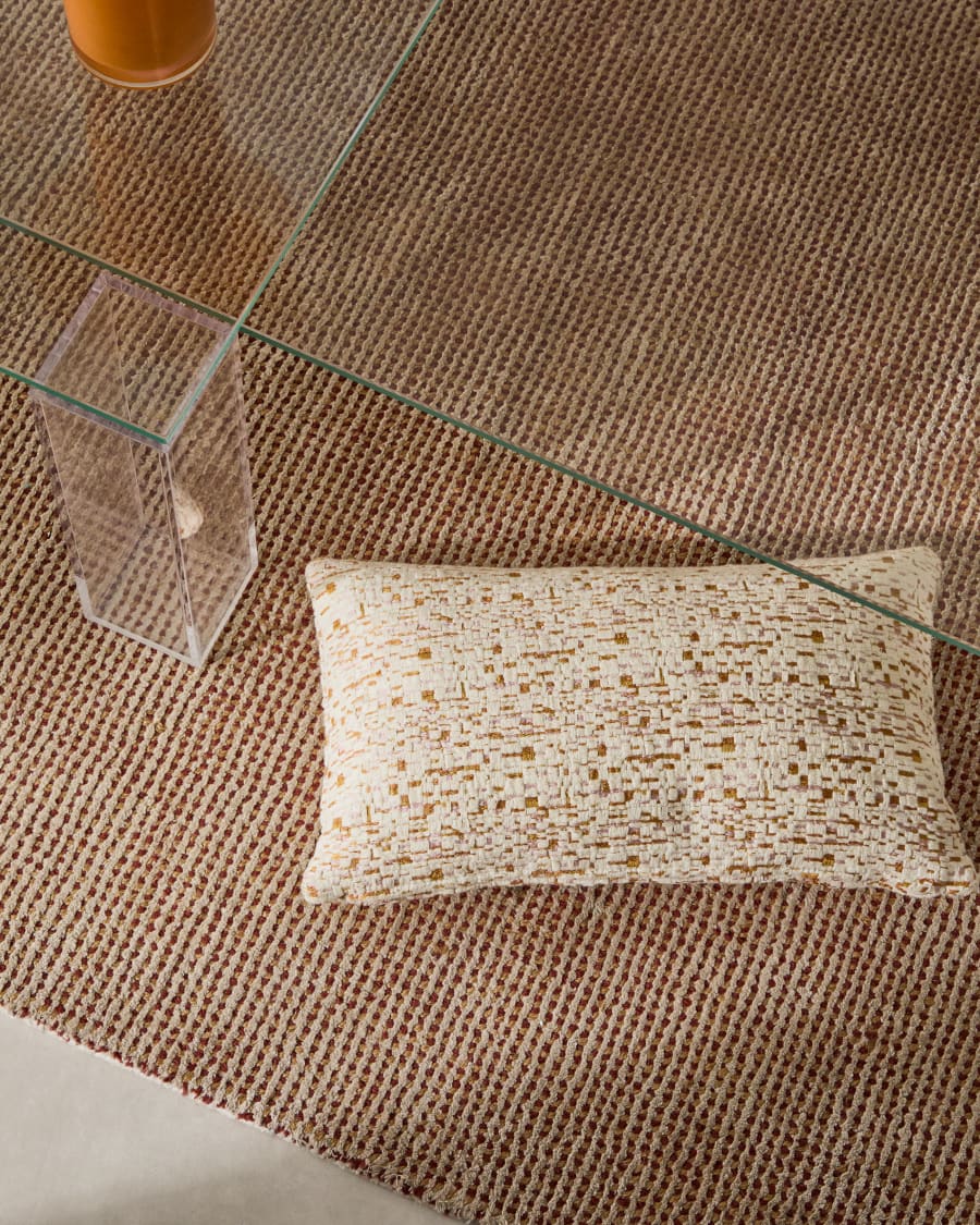 Mehrfarbiger Jacquard Japandi Kissenbezug