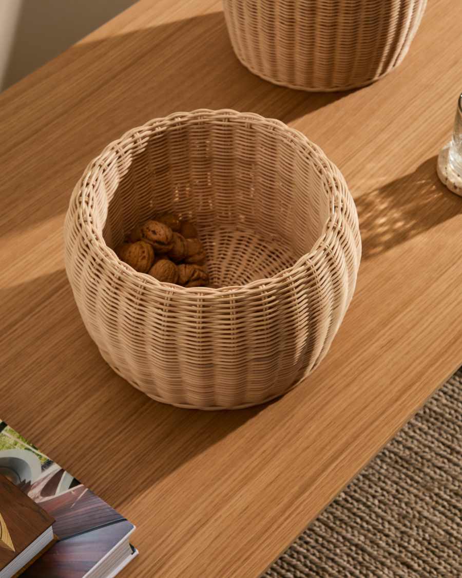 Vase Japandi Rattan 19 cm