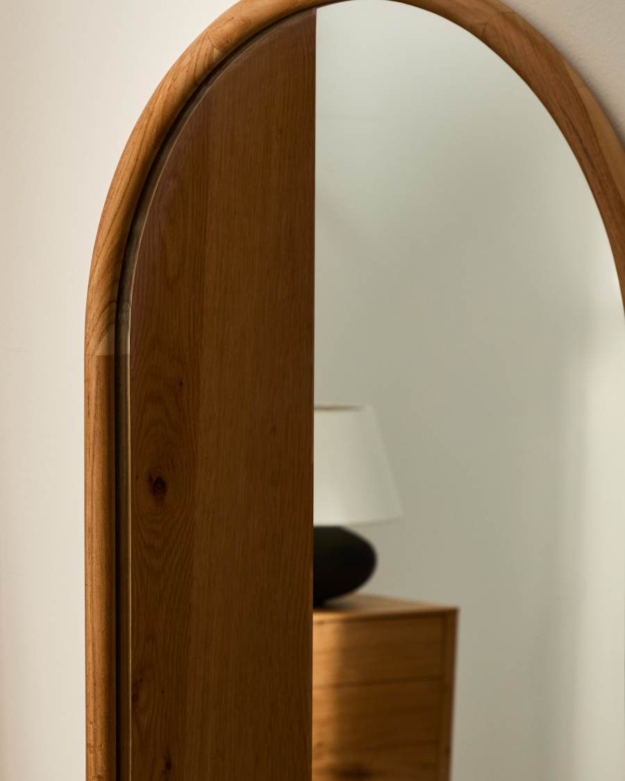 Spiegel Japandi Teakholz 55x155 cm