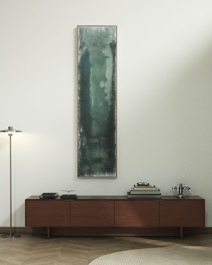 TV Lowboard Nussbaum Japandi