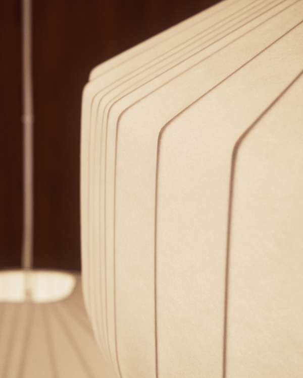 Weiße Japandi Pendelleuchte