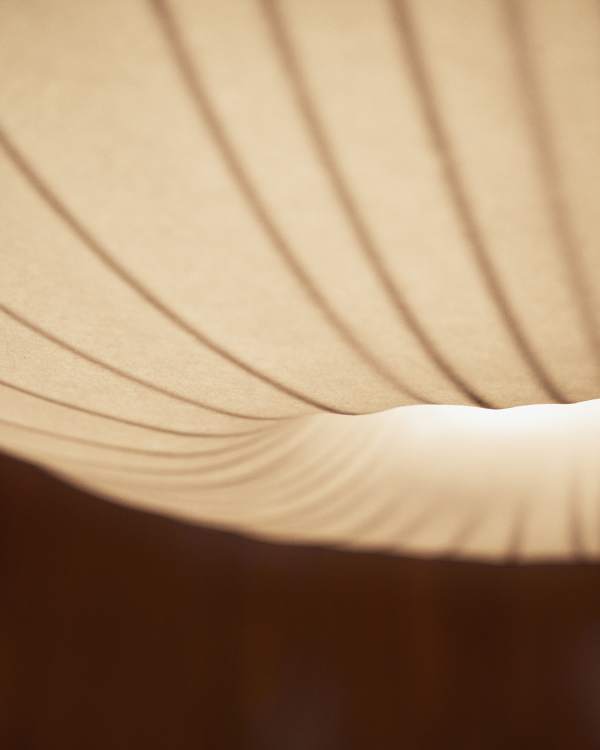 Weiße Japandi Pendelleuchte