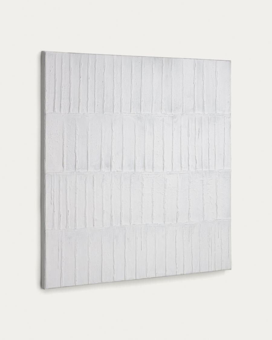 Japandi Bild Grau Weiß 90x90 cm