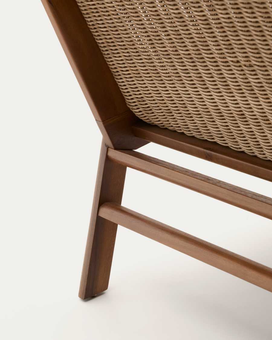 Sessel Japandi Teakholz Natur