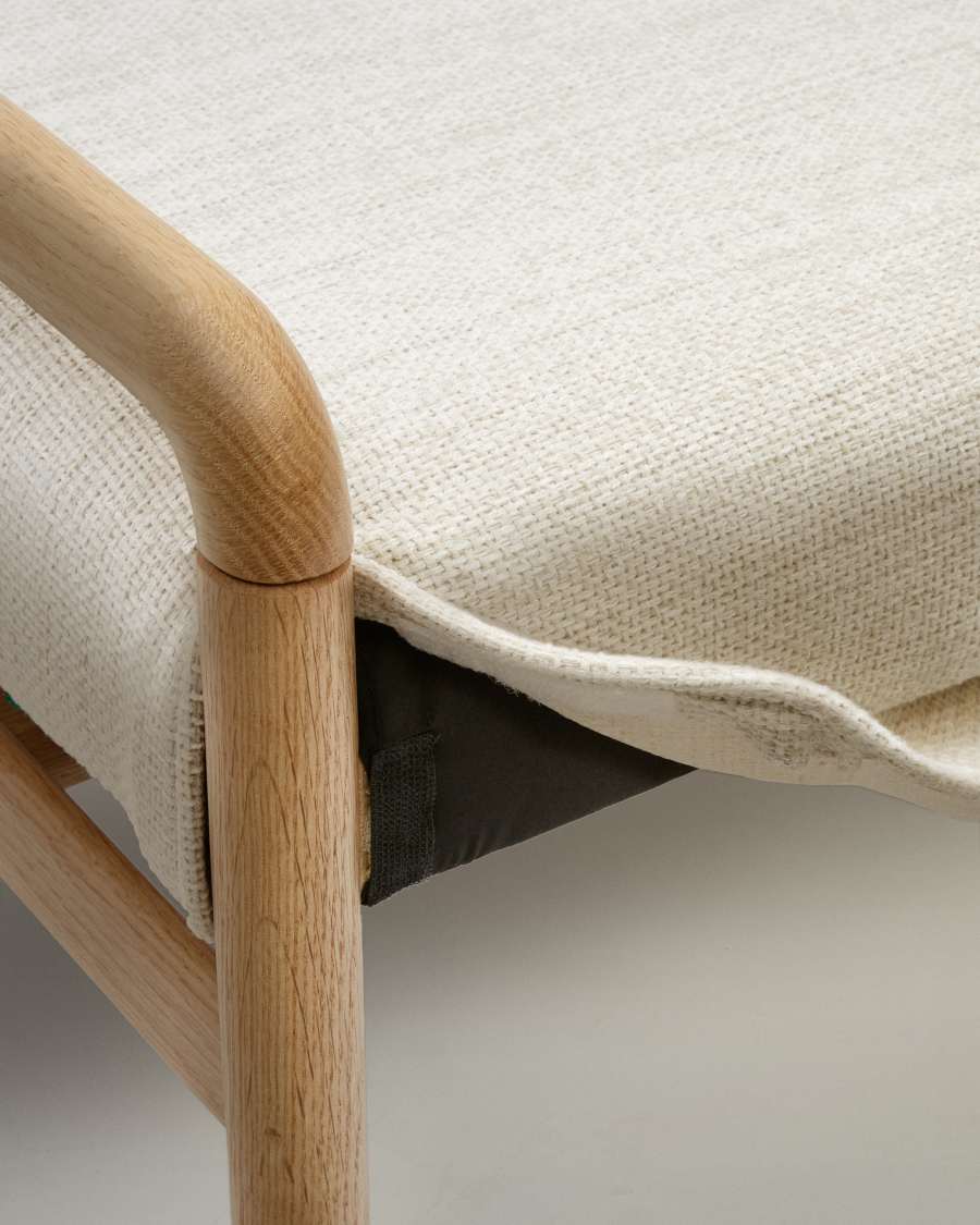 Polsterbank-Bezug Japandi Beige Chenille