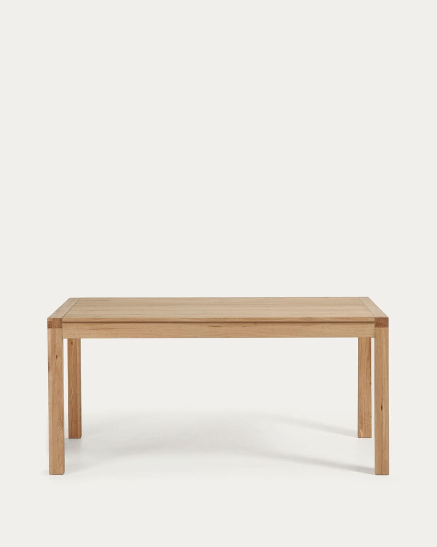 Ausziehtisch Japandi Eichenfurnier Natur 180–230 cm