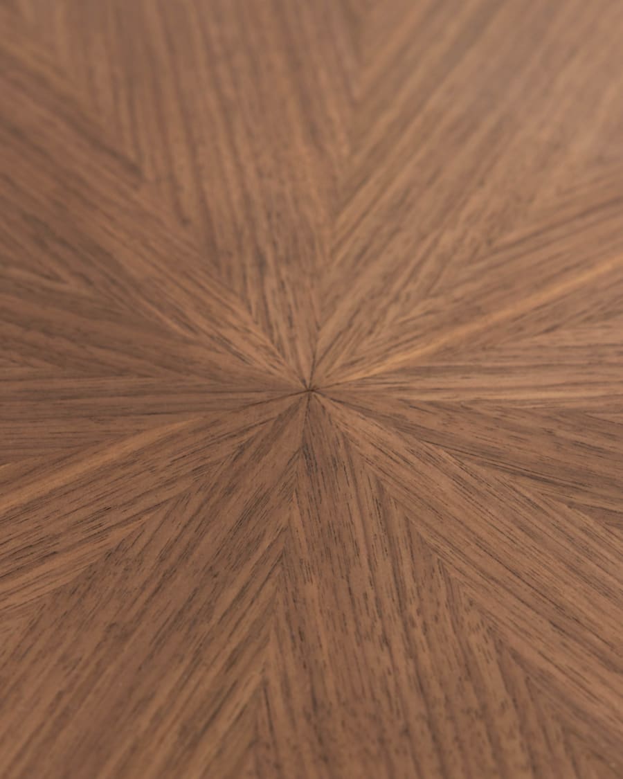 Japandi Ovaler Holztisch