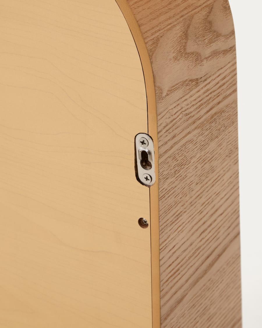 Japandi Spiegel Natürliche Esche 90x60cm