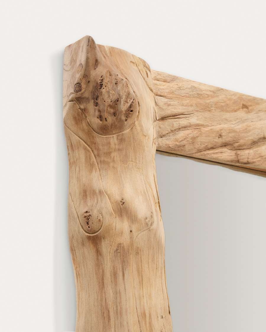Spiegel Japandi Holz 105 x 200 cm