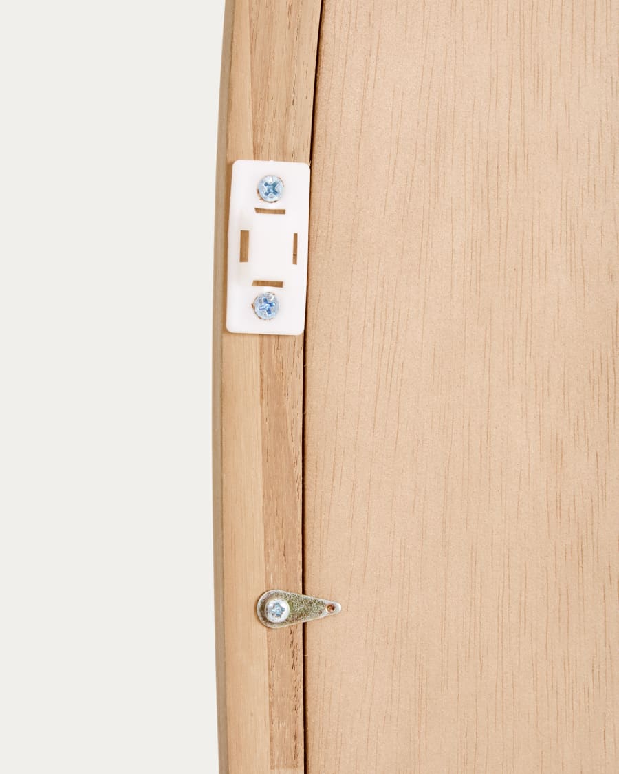 Japandi Spiegel aus Teakholz 158x61cm