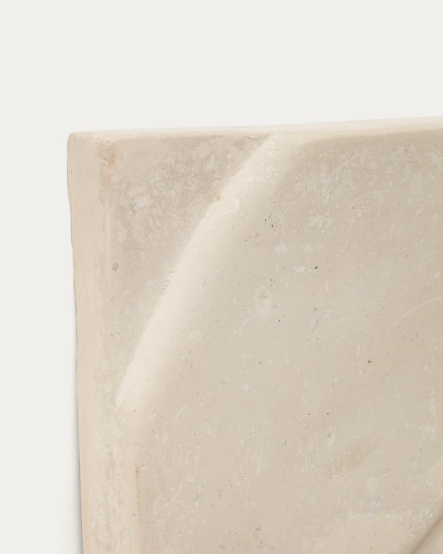 Japandi Organisches Leinwand Wandbild