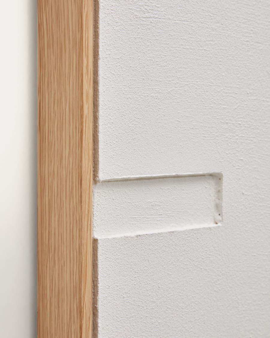 Japandi Geometrisches Leinwandbild