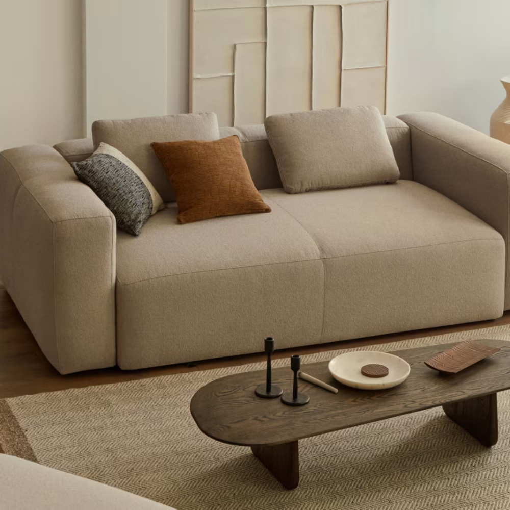 Japandi 3-Sitzer Sofa