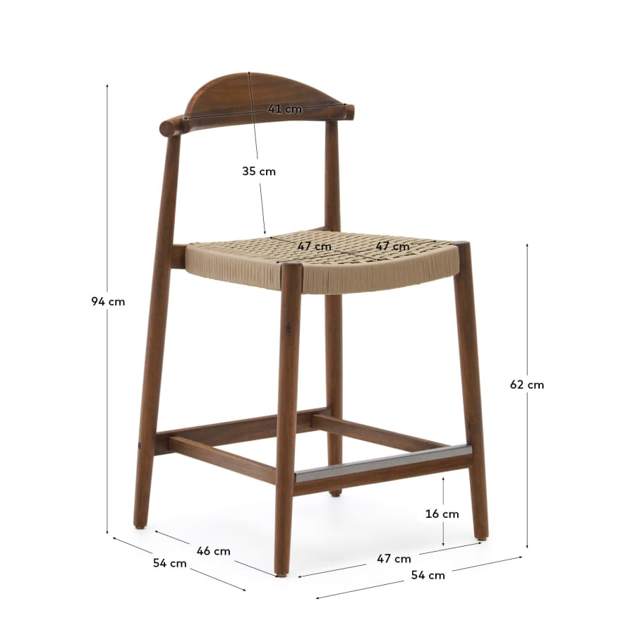 Runder Ausziehtisch Japandi Weiß MDF Buche 90–170 cm
