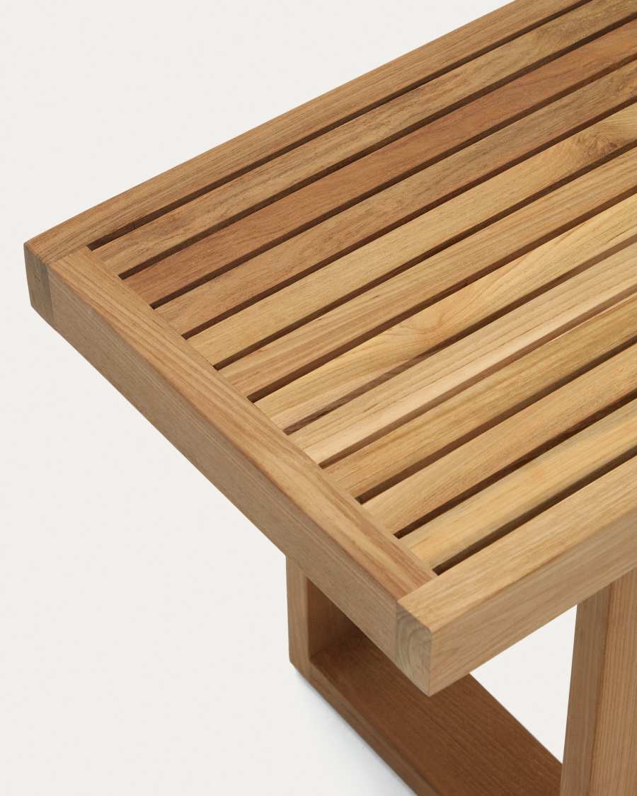 Japandi Bank aus recyceltem Teakholz Outdoor 210 cm
