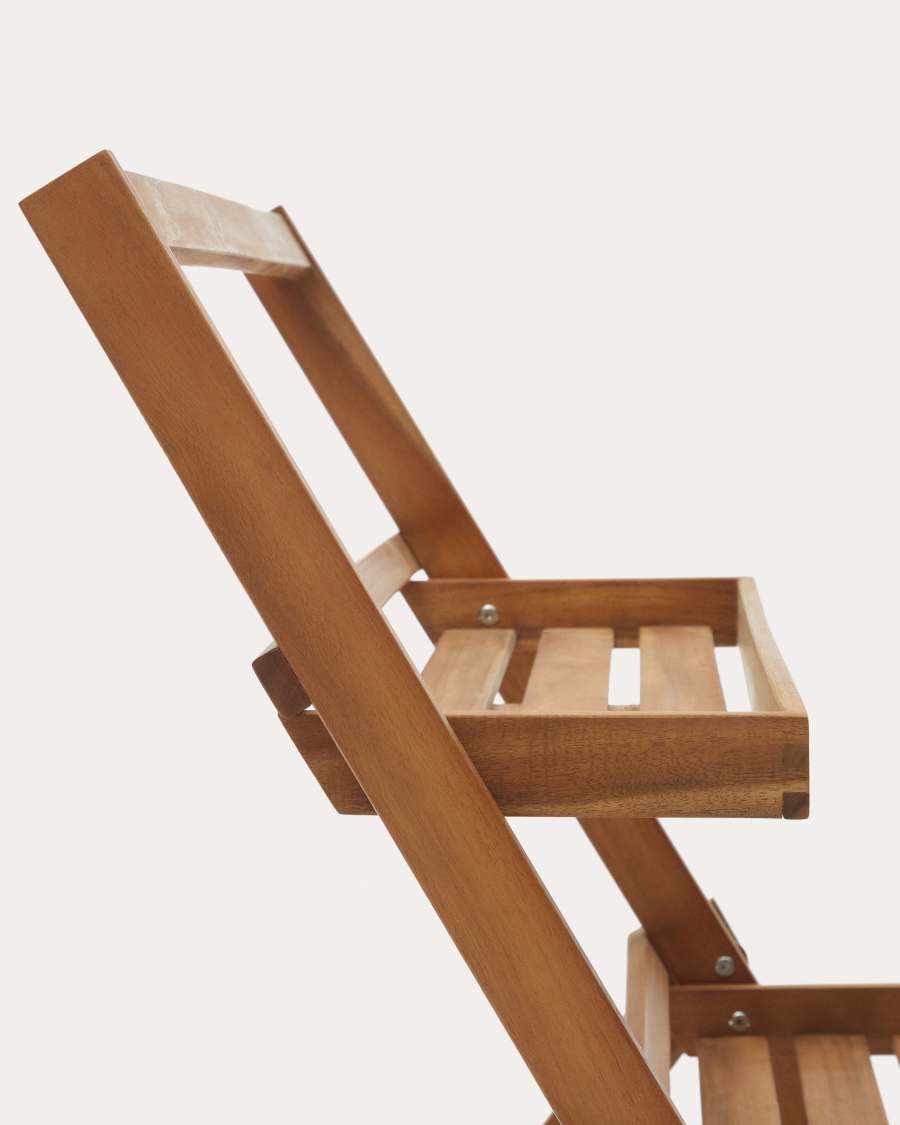 Regal Japandi Akazienholz Outdoor 70x85 cm