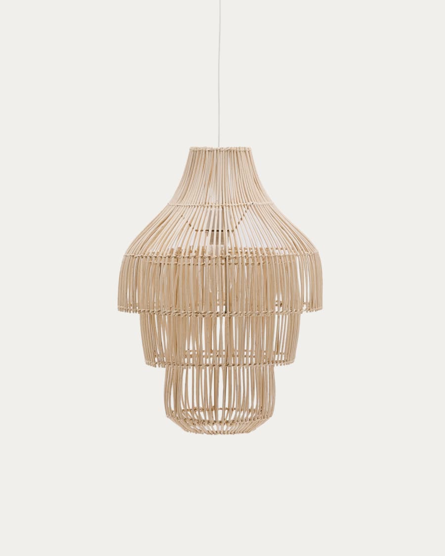 Deckenleuchte Lampenschirm Japandi Rattan 38 cm