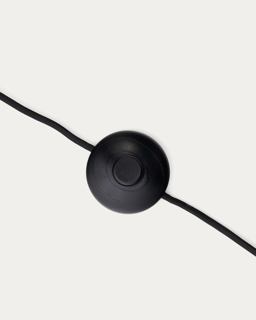 Skulpturale Rattan Japandi Stehlampe