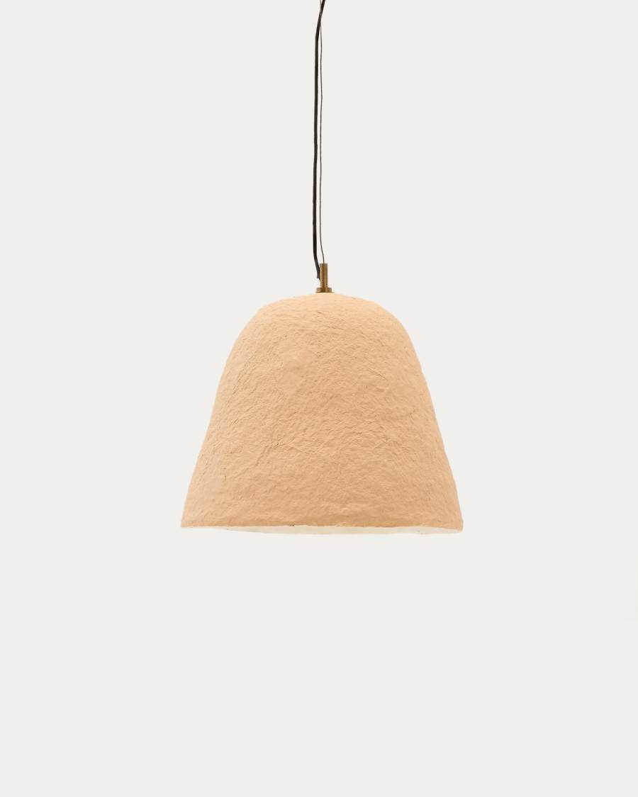 Deckenleuchte Japandi Pappmaché Beige 35 cm