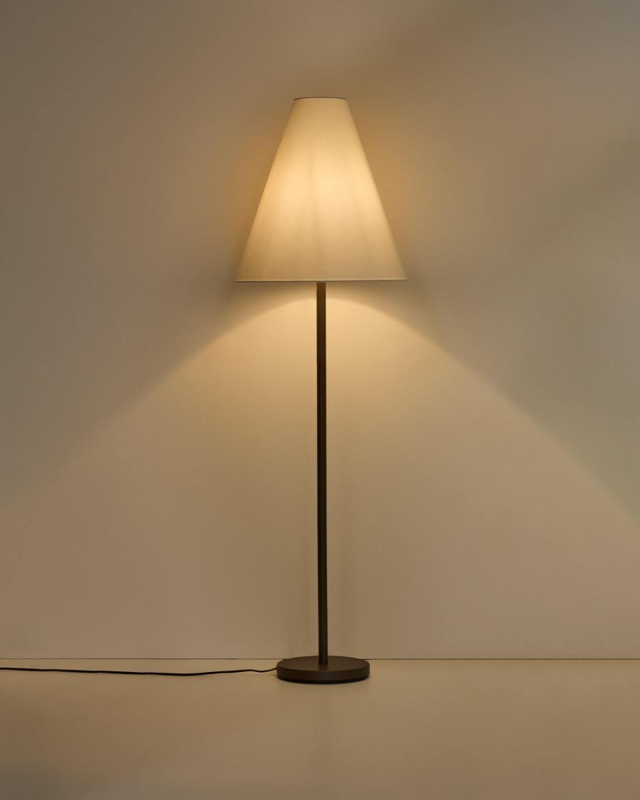 Stehlampe Japandi Metall Antikbraun