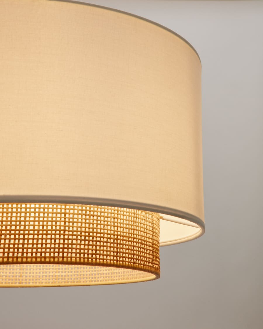 Japandi Bambus Pendelleuchte