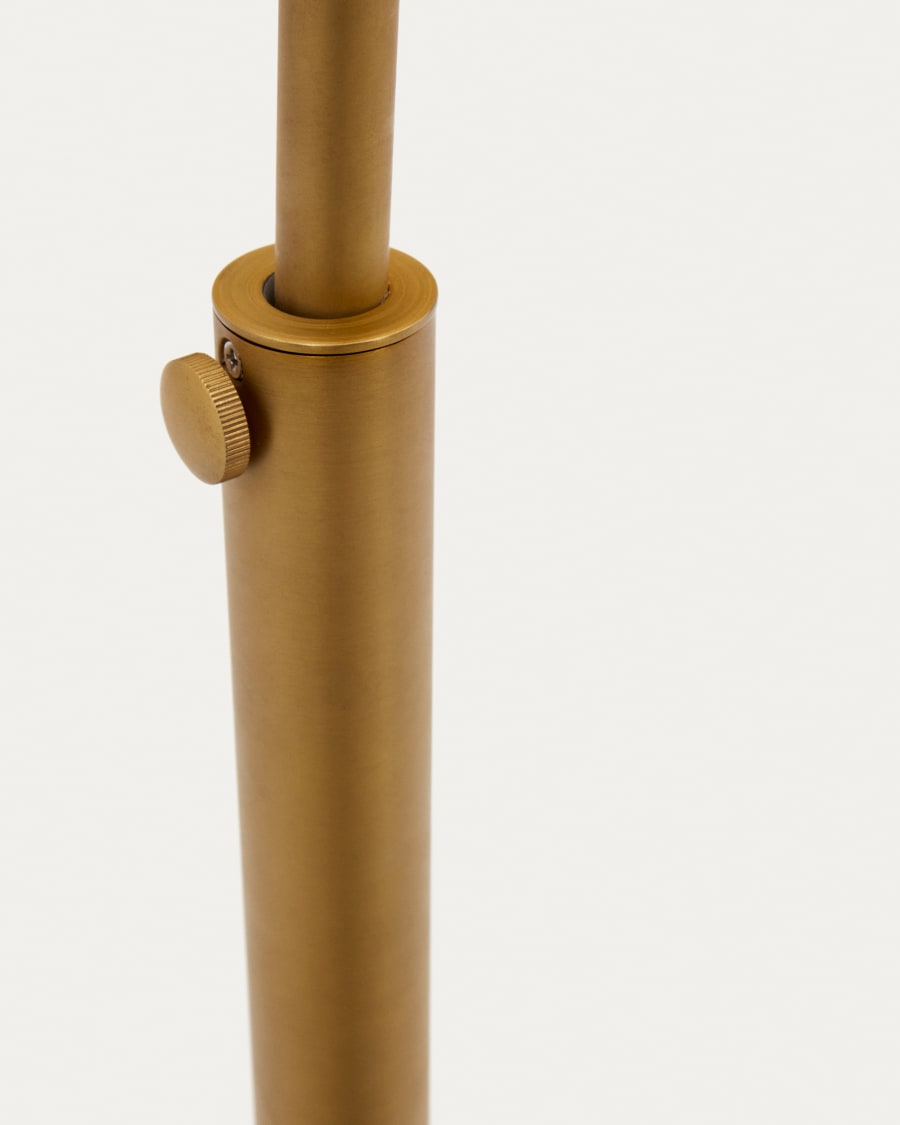 Japandi Stehlampe aus Messing