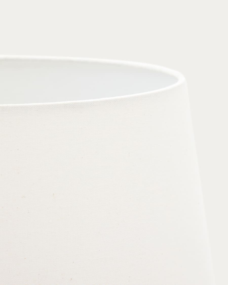 Japandi Stehlampe Dunkelholz