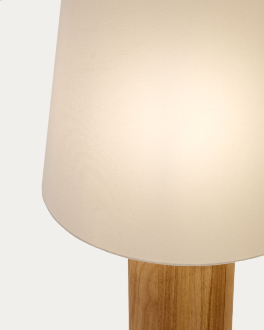 Stehlampe Japandi Massivholz Natur