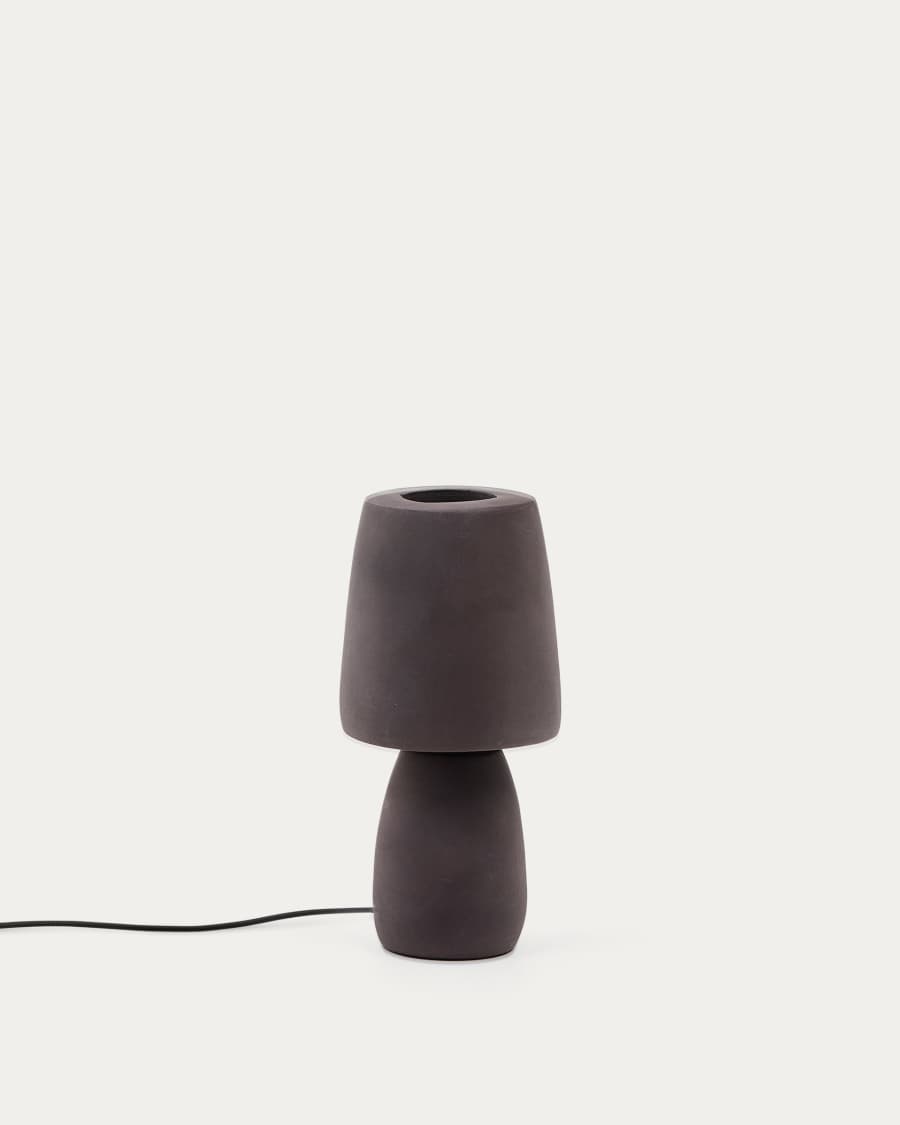 Tischlampe Japandi Terrakotta Braun