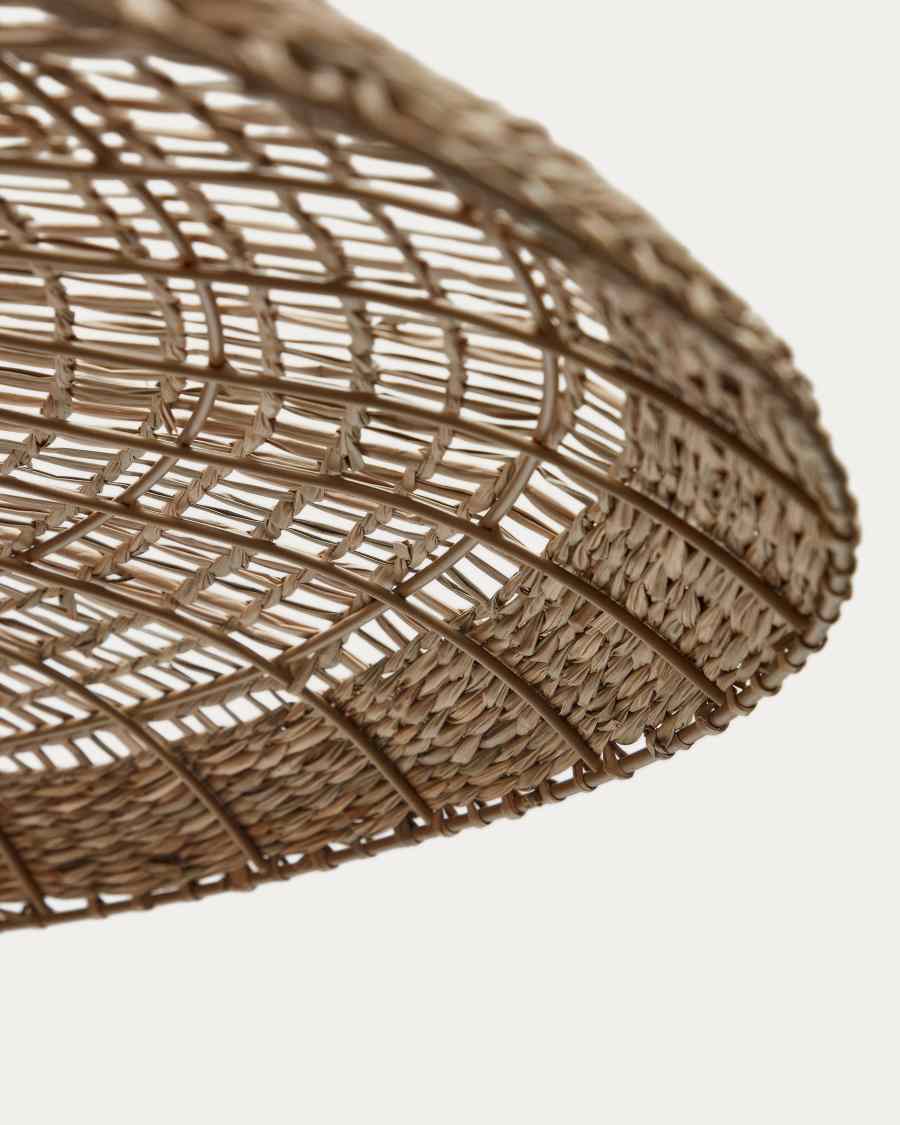 Pendelleuchte Japandi Naturfasern 100 cm