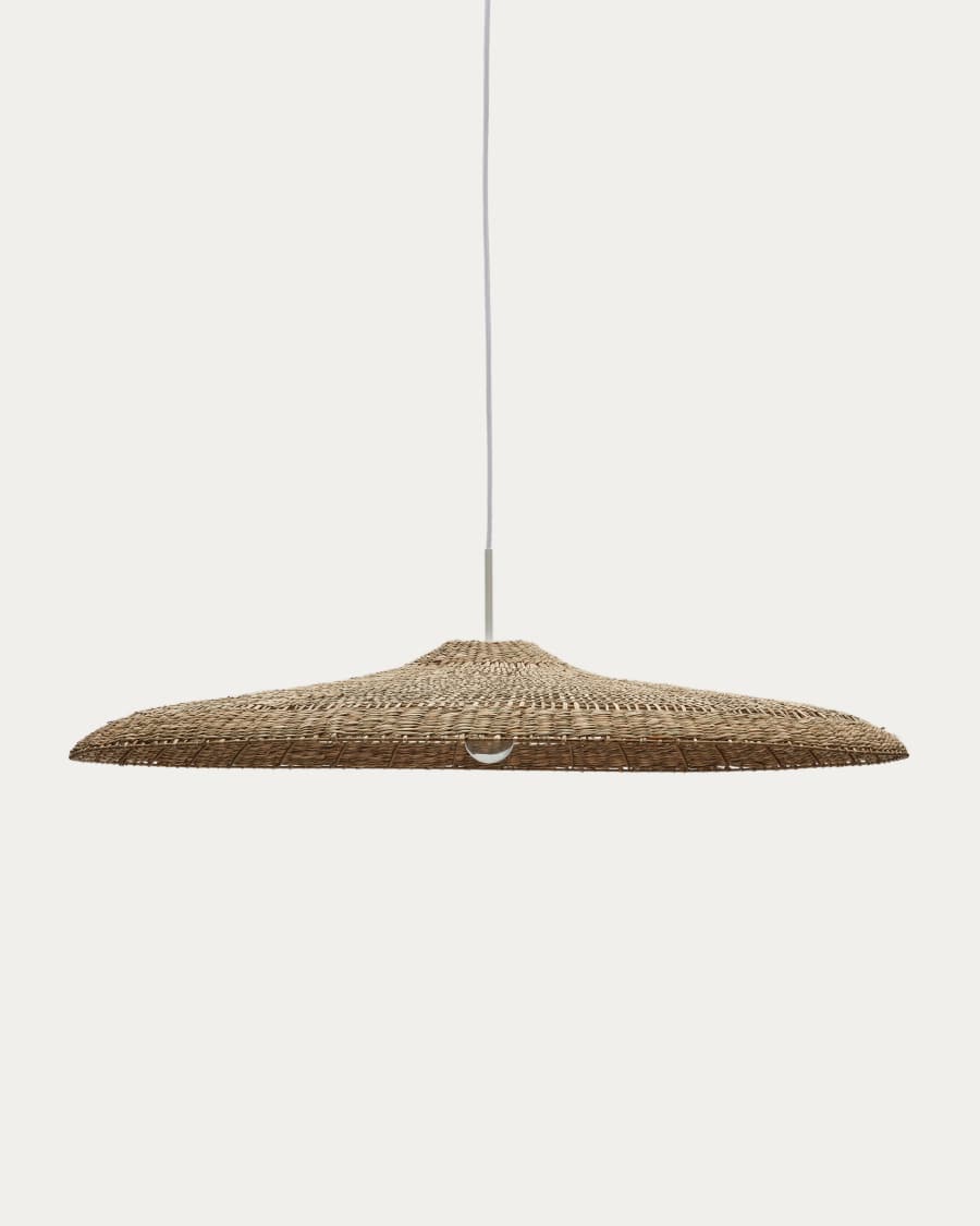Pendelleuchte Japandi Naturfasern 100 cm
