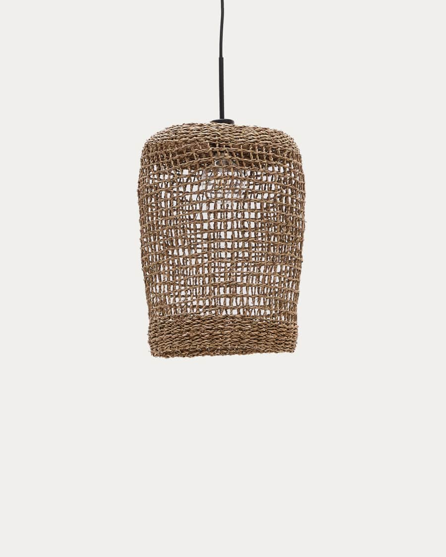 Deckenleuchte Lampenschirm Japandi Rattan Natur 27 cm
