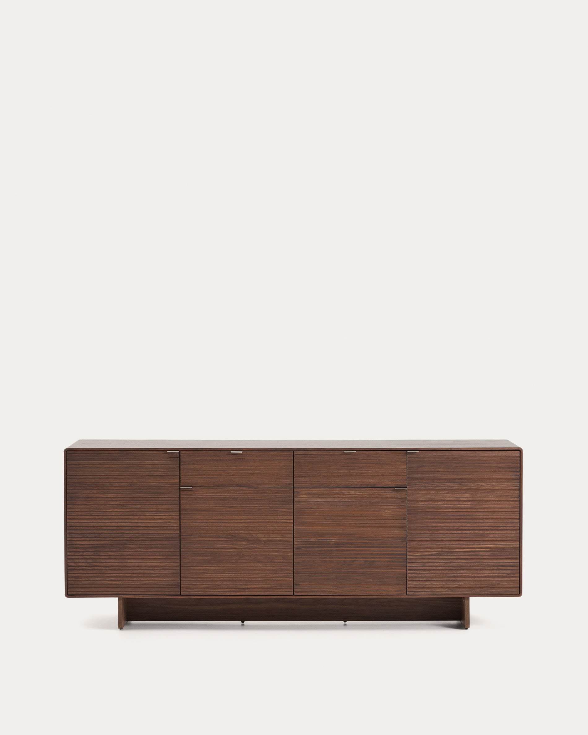 Japandi Sideboard aus Walnuss Furnier