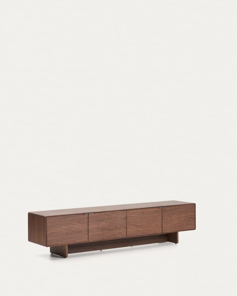 TV Lowboard Nussbaum Japandi